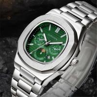 Reloj de Cuarzo de Lujo Leten Estilo Casual de Moda para Hombres Correa de Aleación - details 1