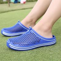 Par de zapatos para hombre, zapatos para mujer, zapatos con agujeros, zapatillas, cubierta para pies informal para exteriores, viaje ligero, cómodo y ligero - details 1