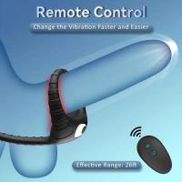 Wireless Remote Control Penis Cock Ring Vibrator Butt Anal Plug Delay Ejaculation Prostate Stimulator Massager Sex Toys Men Gay - details 2