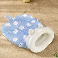 Saco de dormir grueso y cálido para gatos, con orejas, túnel suave, nido para gatos, forro polar de cordero, cómodo cojín para gatos y cachorros - details 9