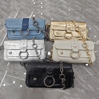 Bolso Cuadrado Pequeño De Cuero, Bolso Oblicuo Versátil De Moda Para El Hombro De Las Axilas - details 1