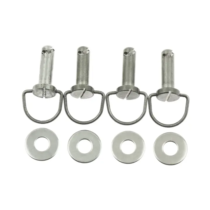 Alforja dura de sujeción para motocicleta, perno de montaje para Harley Softail Fat Boy, Touring Street Glide Road Glide, Road King - 1