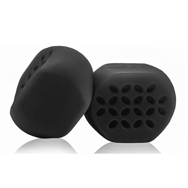 Ejercitador de mandíbula de silicona, 4 piezas, entrenamiento muscular Facial, Quatrefoil, para esculpir, ejercitador de línea de mandíbula - 1