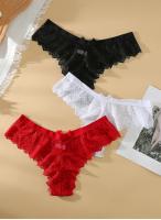 Bragas de Encaje Sexy para Mujer, Ropa Interior Bonita con Espalda en T, Señora, Sujetador de Talla pequeña para Navidad Especial - details 3