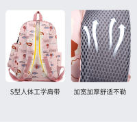 Mochila escolar para niñas Bolsa de libros linda y ligera de gran capacidad - details 5