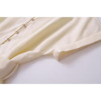 Vestido casual de verano para mujer, con botones, cinturón, manga corta, cuello de solapa, línea A, mini, para oficina. - details 5