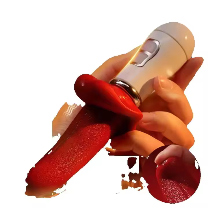 Vibrador de Lengua de 10 Modos Estimulador de Punto G y Clítoris para Mujeres Mastractor de Pezón - 1