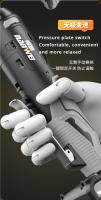 Nanwei-llave eléctrica inalámbrica de litio de 16,8 V/21V, llave de trinquete de ángulo recto de 3/8 pulgadas, taladro Mpact, herramienta de reparación de tuercas de desmontaje - details 11