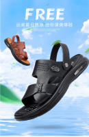Nuevas Sandalias de Hombre de Playa Casuales Piel de Vaca de Primera Calidad - details 1