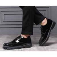 Zapatos de Invierno para Hombres Calzado Casual de Moda para Estudiantes Zapatos de Cuero Pequeños - details 7