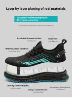 Novedad de verano, zapatos de seguridad con aislamiento transpirable, antigolpes, antiperforación, zapatos de trabajo resistentes al desgaste - details 7