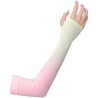 Mangas de brazo refrescantes, cubierta ultrafina de secado rápido, mangas de medio dedo para actividades de verano - details 4