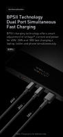 Baseus Power Bank 100W 20000mAh Carga rápida Tipo C Batería portátil para ordenador portátil - details 14