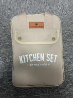 Juego de 8 piezas para exteriores, equipado con un juego completo de utensilios de cocina gruesos, kit de iluminación, vajilla, artículos para acampar y herramientas. - details 0