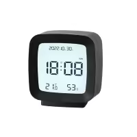 Monitor electrónico Digital de temperatura de humedad para el hogar, pantalla de oficina, decoración de dormitorio, despertador, fecha y hora - details 8