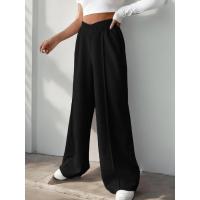 Pantalones de pierna ancha de cintura alta para mujer Estética original elegante y elegante - details 1