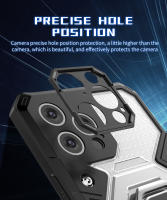 Funda a prueba de golpes para iPhone, carcasa con soporte magnético, anillo trasero, disipación del calor, para modelos 13 Pro Max - details 5