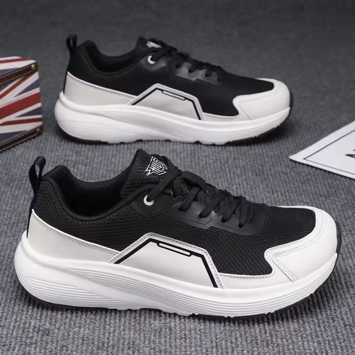 2025 primavera nuevos zapatos de los hombres zapatos deportivos antideslizantes absorción de golpes botón giratorio al aire libre senderismo zapatos de senderismo zapatos de jogging de los hombres - 1