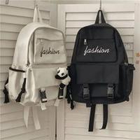 Mochila nvas grande para hombres y mujeres, cuello sual de color sólido, bolso de hombro escolar Vie, versión coreana - details 1