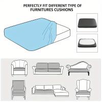Cubierta Elegante para Sofá Jacquard, Protector de Muebles Duradero para Sala de Estar y Dormitorio, Antideslizante - details 4
