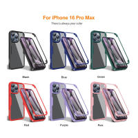 Funda 360 de Protección Completa para iP16 Pro Max Resistente a Arañazos y Golpes Material PC+TPU - details 1
