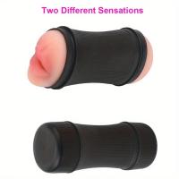 Masturbador de Vagina artificial apretado realista, Juguetes sexuales anales, Vagina de estimulación, mamada de boca, copa de masturbación reutilizable y fácil de limpiar, 1 unidad - details 1