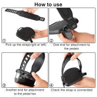 Exercise Bike Pedal Straps Adjustable Length Universal Pedal Stra For Schwinn Replacement Parts - details 4