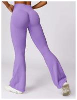 Campana de yoga para mujer - Pantalones deportivos transpirables para correr en gimnasio ajustados con cintura alta y salto de cadera - details 6