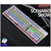 Summoner True Teclado Mecánico Eje Intercambiable Gaming Cyan Eje Gaming Punk Con Cable USB - details 3