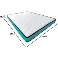 Colchón Vega Reversible 90 x 200 cm, Ial para Camas Nido o Literas, Antiácaros, Antibacterias e Hipoalergénico - details 5