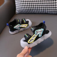 Zapatos de playa anti-retroceso tipo baotou para niños y niñas, zapatos para niños pequeños con suela blanda intermitente para niños - details 22