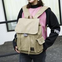 Nueva mochila de lona de alta calidad para hombre, bolso escolar de hombro grande, mochila para niños, bolsas de viaje a la moda para acampar, bolsos simples de moda - details 7