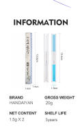 Pluma de Eyeliner Handaiyan Auténtica Duradera, Impermeable, Delgada y Colorida de Silkworm - details 4