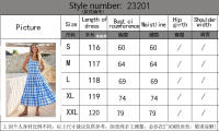 Vestido de tirantes largo estampado para mujer, sin mangas, para ir al trabajo, verano 2025 - details 1