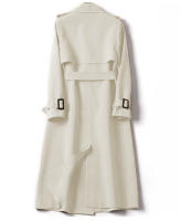 Gabardina de estilo británico para mujer, abrigo de rodilla para primavera y otoño, 2024 - details 7