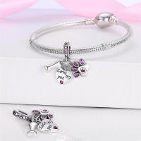 Pulsera Fit Original de 3mm en Plata Esterlina S925 con Pluma de Dreamcatcher y Cuentas DIY para Mujeres Joyería Fina de Cumpleaños - details 23