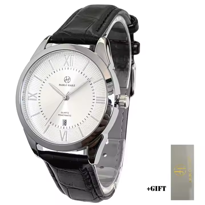Reloj de Lujo UTHAI Automático Correa de Cuero Impermeable Reloj de Cuarzo Elegante para Hombres - 1