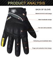 SUOMY-guantes transpirables de dedo completo para motocicleta, manoplas antideslizantes de calidad, decoradas con estilo, XXL ta - details 6