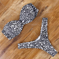 Bañador brasileño Sexy para mujer, conjunto de Bikini con sujetador de realce, traje de baño de dos piezas, ropa de playa de cintura baja, bañador de leopardo - details 19