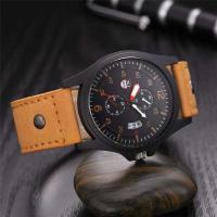 Reloj de Pulsera de Cuarzo Automático de Marca XINEW Correa de Cuero de Moda Casual para Hombres - details 9