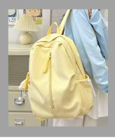 Mochila de viaje de gran capacidad, novedad de 2025, mochila escolar sencilla de Color sólido para estudiantes, Mochila deportiva, bolsa para ordenador - details 0