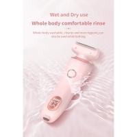 Maquinillas de afeitar eléctricas para mujer, recortador de Bikini 2 en 1, afeitadoras faciales, depilación para axilas, piernas, recortador corporal para mujer, resistente al agua IPX7 - details 4