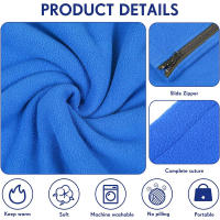 Saco de dormir de forro polar suave, manta de Camping ultraligera, sábanas de viaje al aire libre, tienda de campaña, cama cálida - details 1