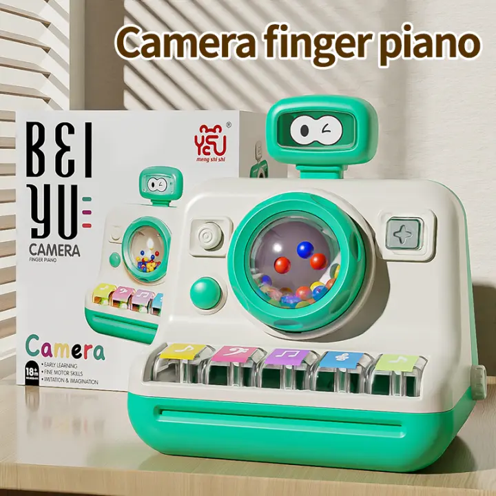Instrumento Musical de Piano con luz de sonido para niños, juguete de cámara, Piano de bebé, juguetes educativos de desarrollo para niños, regalo de Navidad - 1
