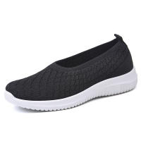Zapatos femeninos planos casuais respirables ​ ​ e leves para caminhada, conforto raso, zapatos femeninos de tamaño grande - details 1