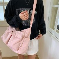 Bolso cruzado de nailon de gran capacidad con múltiples bolsillos, bolso de hombro deportivo para hombre, bolso de mensajero de lona portátil de estilo coreano, bolso de viaje - details 19