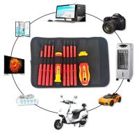 10PCS Destornillador Magnético Alta Dureza Extraíble Ciruela Hoja Destornillador Electricista Profesional Set - details 5