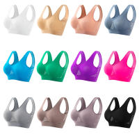 Sujetador deportivo de color sólido para mujer, top de fitness, gimnasio, yoga, entrenamiento atlético, suave, acolchado - details 1