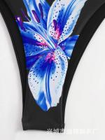 Nuevo estilo sexy traje de baño de tres piezas Charm Lily edición impresa personalizada - details 17