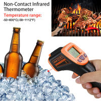 Termómetro Industrial Infrarrojo de Alta Temperatura GM320S Nuevo -58~1112℉ LCD Puntero Láser Plástico Recomendado para Barbacoa Uso en Cocina - details 5